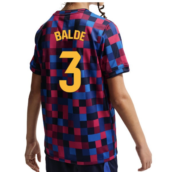 2026 2027 Barcelona Pre Match Shirt Uniform (Kids) (Balde 3)-ProGear Kits